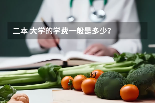 二本 大学的学费一般是多少？
