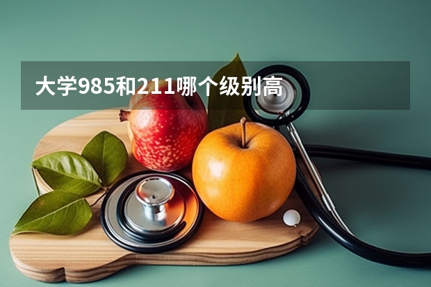 大学985和211哪个级别高