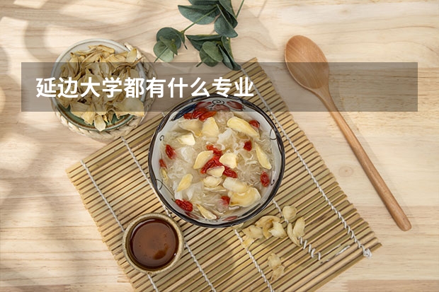 延边大学都有什么专业