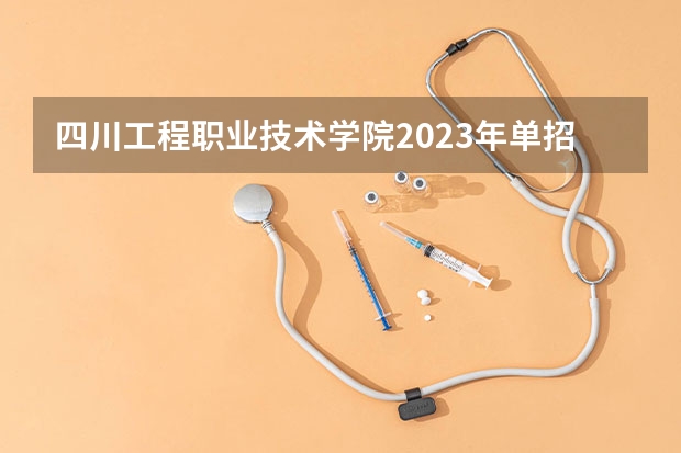 四川工程职业技术学院2023年单招分数线多少？