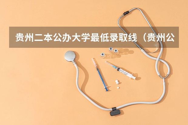 贵州二本公办大学最低录取线（贵州公办二本大学排名及分数线）