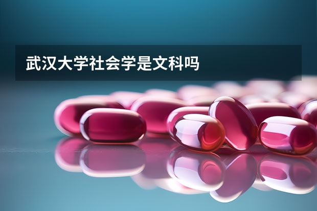 武汉大学社会学是文科吗