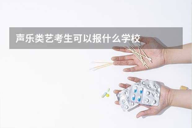 声乐类艺考生可以报什么学校