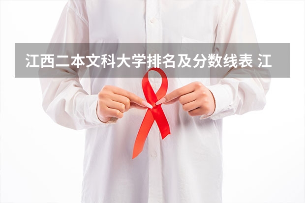 江西二本文科大学排名及分数线表 江西最好的二本大学排名