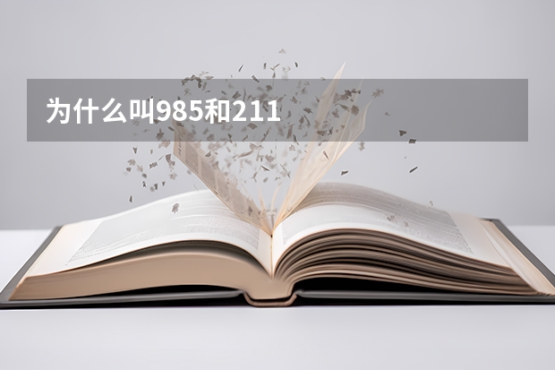 为什么叫985和211