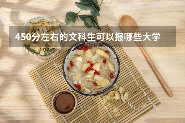 450分左右的文科生可以报哪些大学