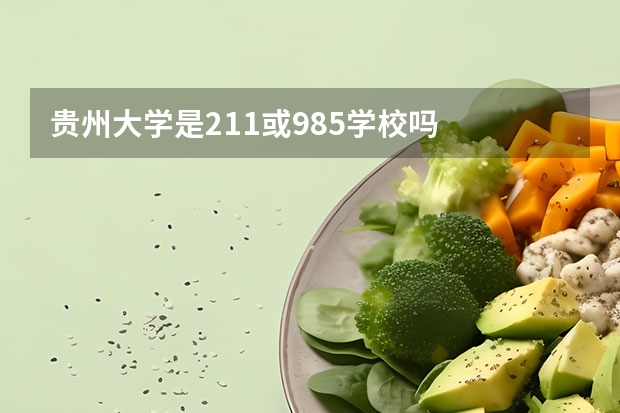 贵州大学是211或985学校吗