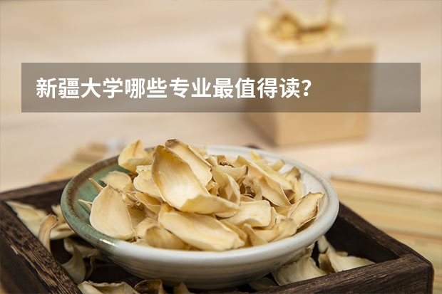 新疆大学哪些专业最值得读？
