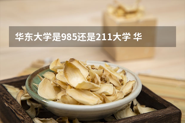 华东大学是985还是211大学 华东师范大学是985还是211大学排名第几