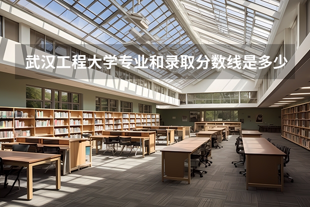 武汉工程大学专业和录取分数线是多少