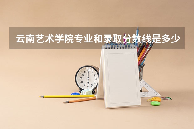云南艺术学院专业和录取分数线是多少