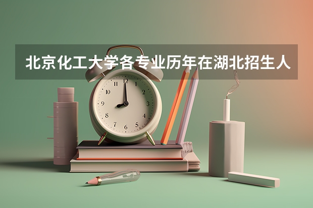北京化工大学各专业历年在湖北招生人数是多少