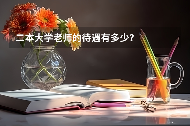 二本大学老师的待遇有多少？