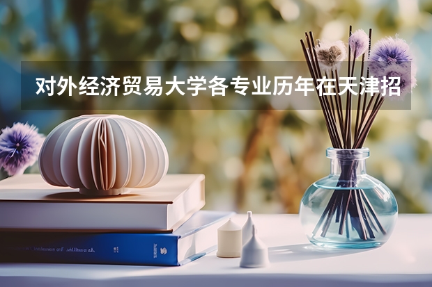 对外经济贸易大学各专业历年在天津招生人数是多少