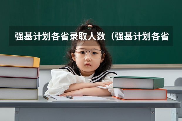 强基计划各省录取人数（强基计划各省录取人数）