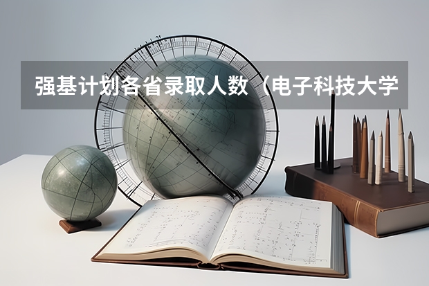 强基计划各省录取人数（电子科技大学强基计划录取人数）