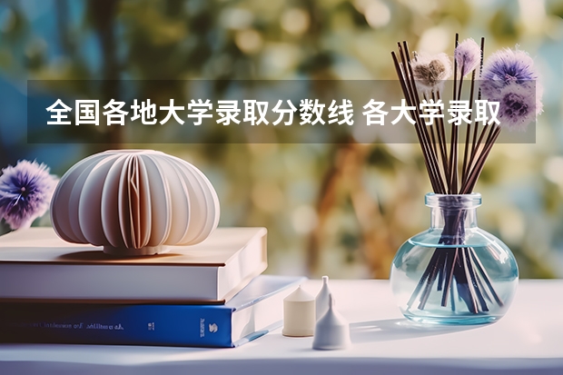 全国各地大学录取分数线 各大学录取分数线