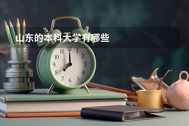 山东的本科大学有哪些