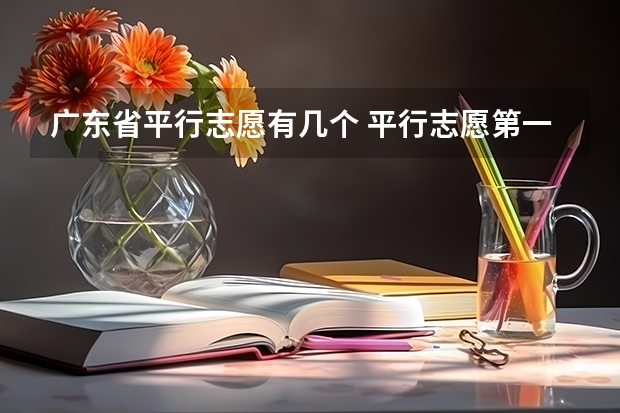 广东省平行志愿有几个 平行志愿第一志愿和第二志愿区别