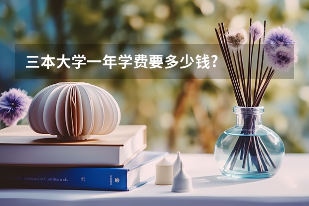 三本大学一年学费要多少钱?