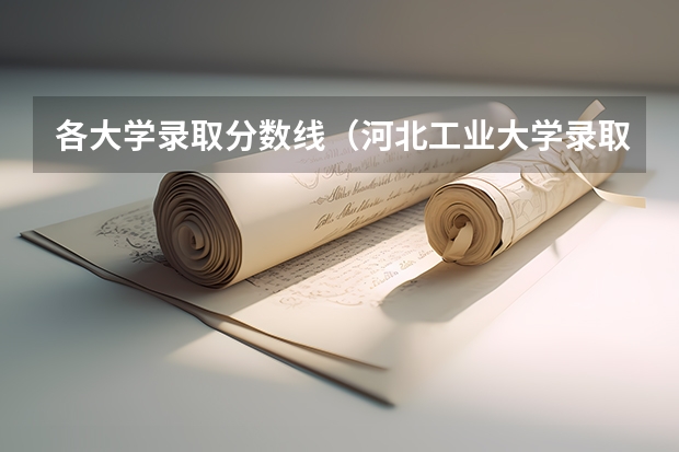 各大学录取分数线（河北工业大学录取分数线）