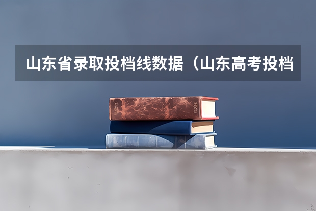 山东省录取投档线数据（山东高考投档线）