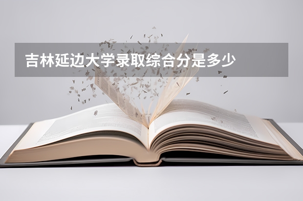 吉林延边大学录取综合分是多少