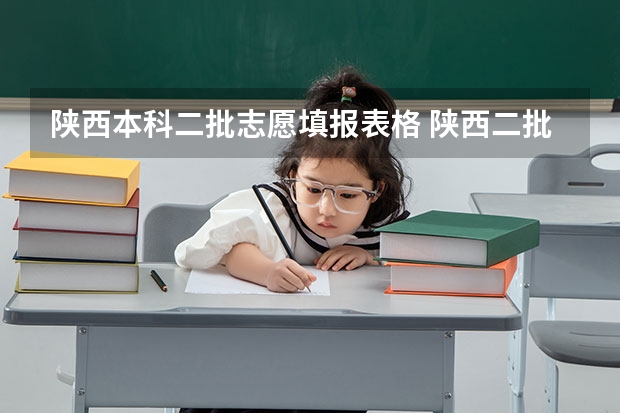 陕西本科二批志愿填报表格 陕西二批次志愿填报时间