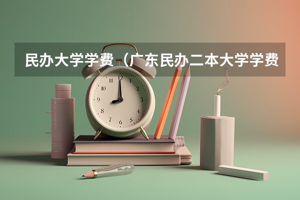 民办大学学费（广东民办二本大学学费）