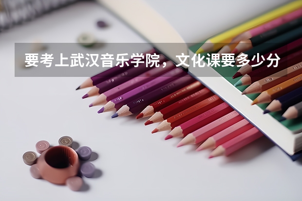 要考上武汉音乐学院，文化课要多少分，专业课要多少分？