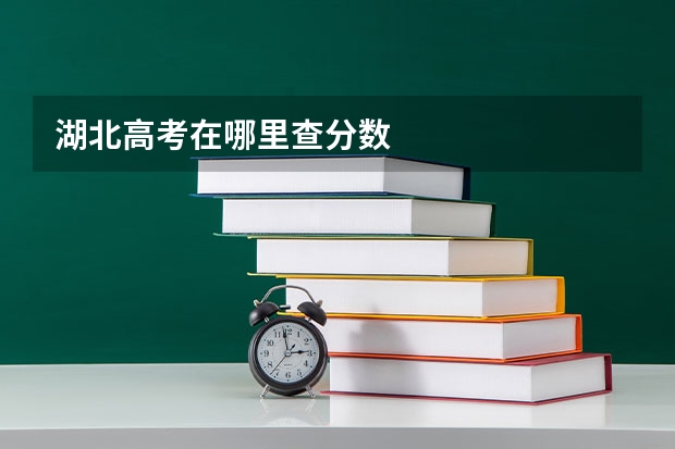 湖北高考在哪里查分数
