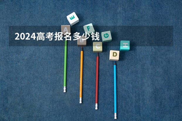 2024高考报名多少钱
