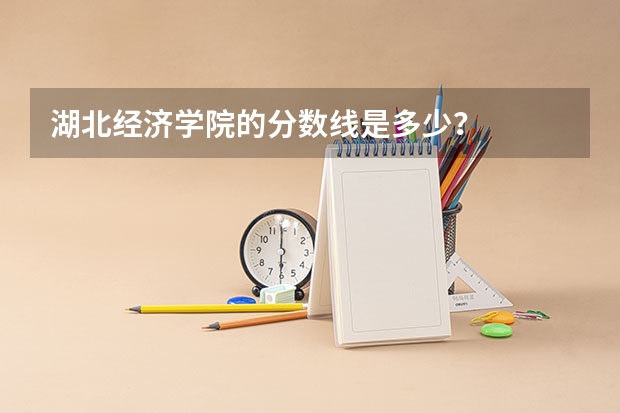 湖北经济学院的分数线是多少？