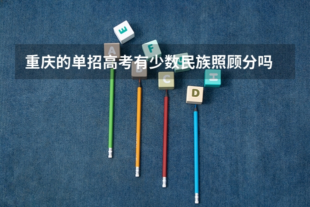 重庆的单招高考有少数民族照顾分吗