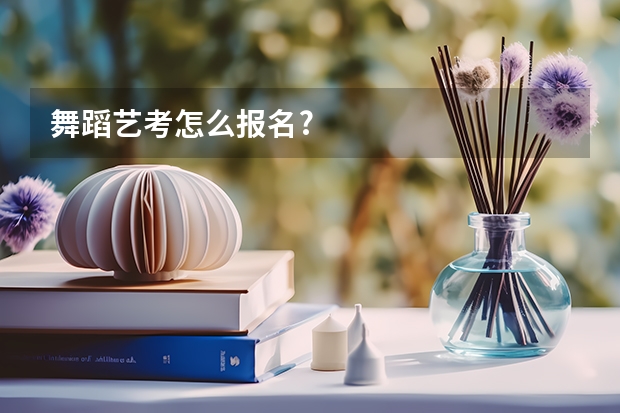 舞蹈艺考怎么报名?