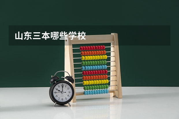 山东三本哪些学校
