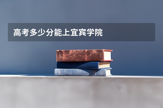 高考多少分能上宜宾学院