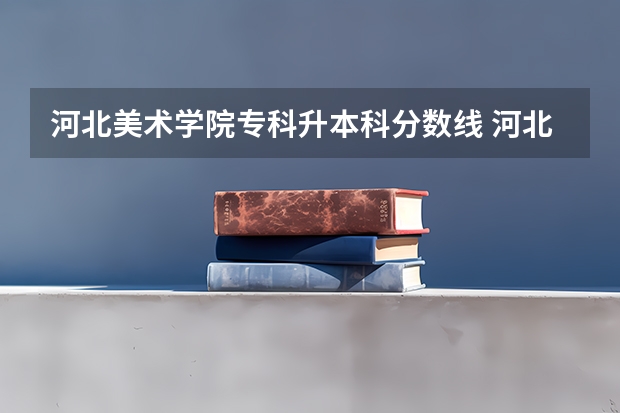 河北美术学院专科升本科分数线 河北美术学院艺术生录取分数线