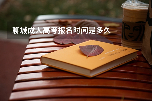 聊城成人高考报名时间是多久