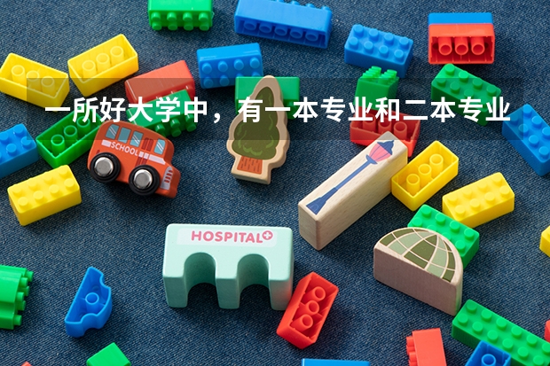 一所好大学中，有一本专业和二本专业，那报这两类专业的学生有什么区别吗？