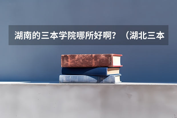 湖南的三本学院哪所好啊？（湖北三本院校会计专业排名）
