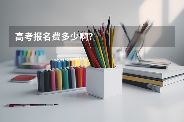 高考报名费多少啊？