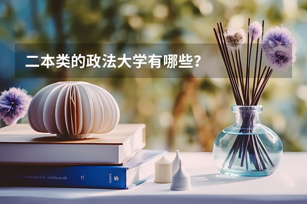 二本类的政法大学有哪些？