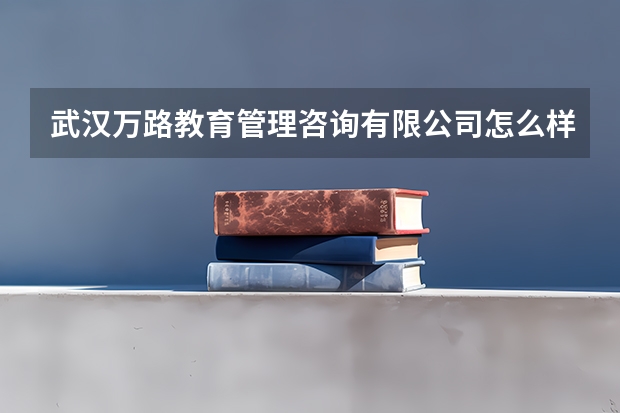 武汉万路教育管理咨询有限公司怎么样